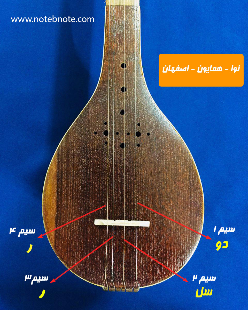 کوک تار و سه تار در دستگاه نوا و همایون و آواز اصفهان